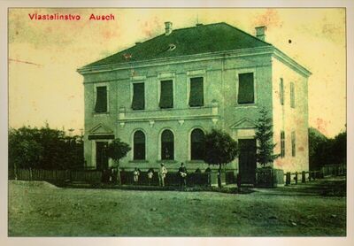 Kutina - Gradska kuća obitelji Auschn, neoklasicistička, rep