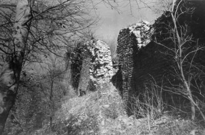 Perna (Topusko) - Stari grad - Sjeverno zidno platno grada