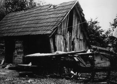 Greda Sunjska (Sunja) - Detalj gospodarskog dvorišta - „štal