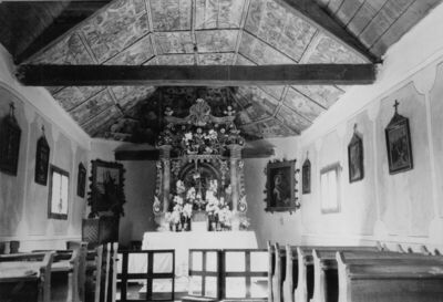 Donja Budičina (Petrinja) - Grobljanska drvena kapela Sv. Ma