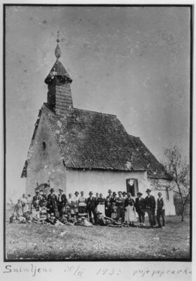 Letovanci (Sisak) - Kapela Sv. Jurja, total, izvana, prije p