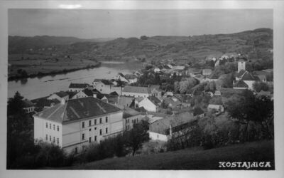 Hrvatska Kostajnica - Panorama - od strane Djeda