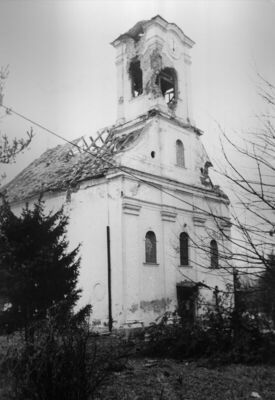 Sunja - Župna crkva Sv. Marije Magdalene - Zvonik i krovište