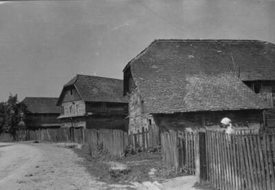 Marinbrod (Glina) - Sklop karakterističnih jednokatnih drven