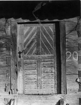 Krapje (Jasenovac) - Kuća kbr. 20, detalj vrata