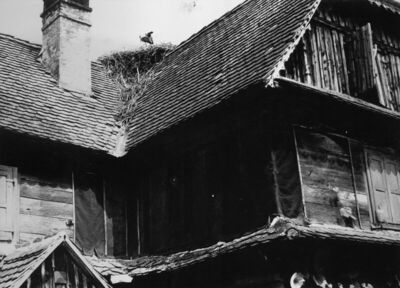 Gušće (Sisak) - Krovište i kat kuće kbr. 53, građene „u klju