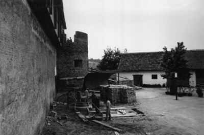 Sisak - Stari grad - Pogled na sjeverozapadnu kulu, uz istoč