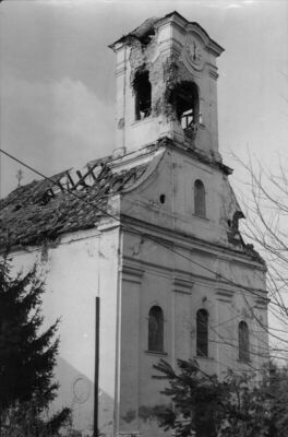 Sunja - Župna crkva Sv. Marije Magdalene - Pogled sa sjevero