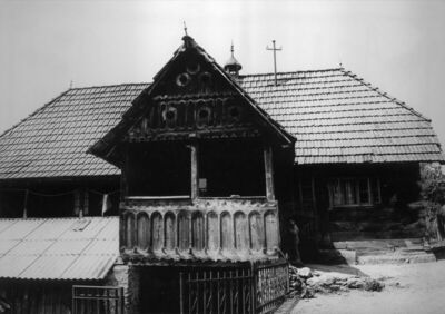 Komora (Dvor na Uni) - Kuća Mitra Savića - Ulično pročelje s