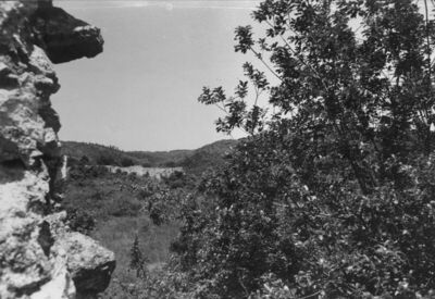 Zrin (Dvor na Uni) - Stari grad - Pogled na vanjski zid i ob