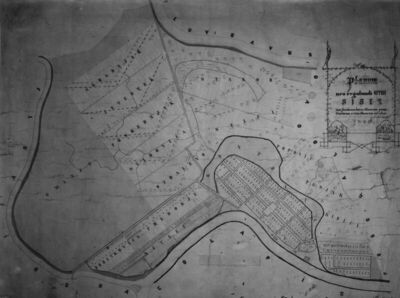 Sisak - Fistrovićeva regulaciona osnova Siska iz 1829. godin