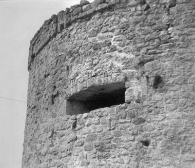 Hrvatska Kostajnica - Stari grad - Detalj okrugle kule