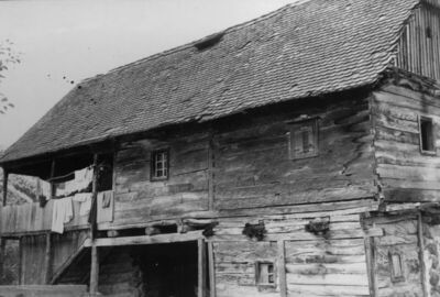 Hrastovica (Petrinja) - Južno pročelje stare zadružne kuće o