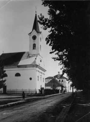 Glina - Župna crkva - vanjština, total sa sjeverozapadne str