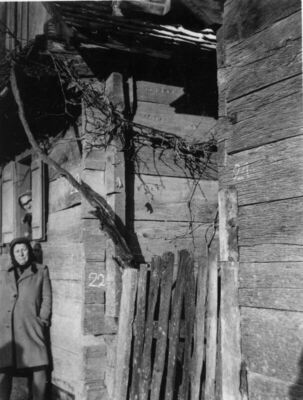 Krapje (Jasenovac) - Kuća kbr. 22, detalj: ugao kuće