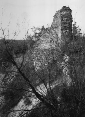 Hrastovica (Petrinja) - Ruševine zgrade pokraj crkve Sv. Duh