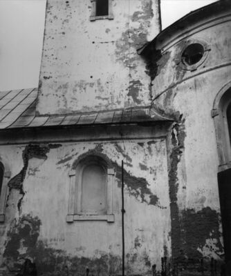 Gojlo (Kutina) - Kapela sv. Duha - Vanjština: dio rotunde, z