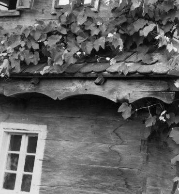 Bistrač (Sunja) - Izrezbarena mosnica - „Krovec“, kuće kbr. 