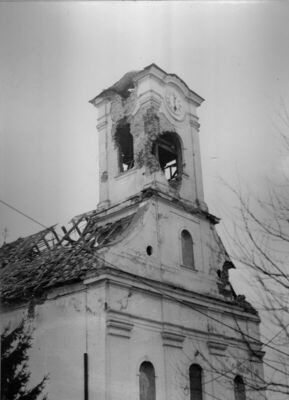 Sunja - Župna crkva Sv. Marije Magdalene - Zvonik i krovište