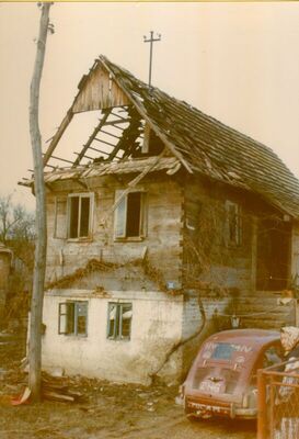 Drenov Bok (Jasenovac) - Drvena hiža sa zidanim prizemljem, 