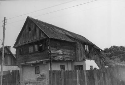 Petrinja - Brvnara katnica u Kučerinoj ul. kbr. 23, pogled s