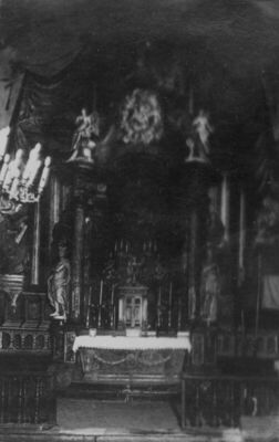 Glina - Glavni oltar sv. Ivana Nepomuka iz zagrebačke katedr