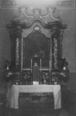 Maja (Glina) - Pokrajnji oltar Sv. Marije Magdalene od umjet