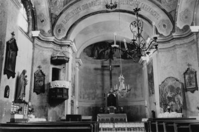 Hrastovica (Petrinja) - Župna crkva Sv. Bartolomeja, unutraš