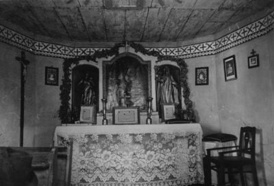 Taborište (Petrinja) - Drvena kapela BDM od Sedam Žalosti, p