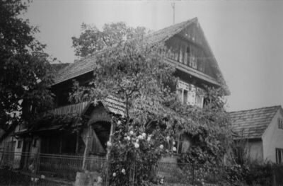 Repušnica (Kutina) - Drvena stambena katnica srasla s okolno