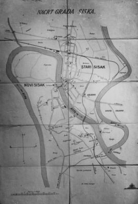 Sisak - Plan grada, 20. stoljeće