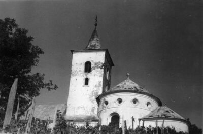 Gojlo (Kutina) - Kapela sv. Duha - Detalj: rotunda s apsidom