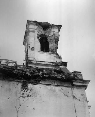 Sunja - Župna crkva Sv. Marije Magdalene - Zvonik i krovište