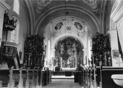 Osekovo (Popovača) - Župna crkva sv. Ane - Unutrašnjost - po