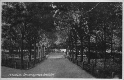 Petrinja - Strossmayerovo šetalište
