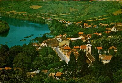 Hrvatska Kostajnica - Panorama; izdavač „Vjesnik“, Zagreb, A