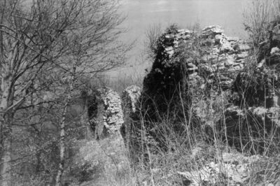 Perna (Topusko) - Stari grad - Sjeverno zidno pročelje