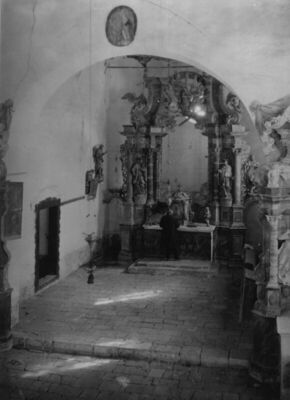 Hrastovica (Petrinja) - Kapela Sv. Duha, unutrašnjost: pogle