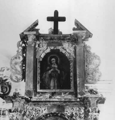 Taborište (Petrinja) - Kapela Sv. Petra, grobljanska, unutra