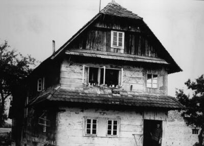 Gušće (Sisak) - Drvena katnica kbr. 12, vlasnik Mijo Pavlovi