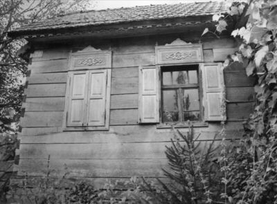 Krivaj Sunjski (Sunja) - Drvena prizemna kuća kbr. 28, detal