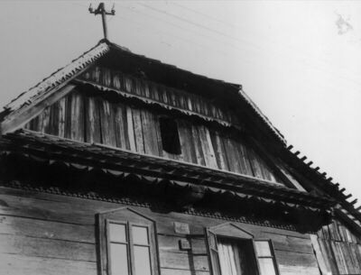 Krapje (Jasenovac) - Kuća kbr. 16, katna i zabatna zona glav
