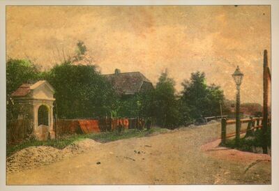Kutina - Kapelica sv. Nepomuka uz most preko rijeke Kutinice