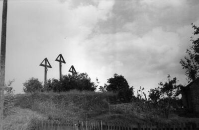 Velika Ludina - Kasnobarokna kalvarija s tri križa; smješten