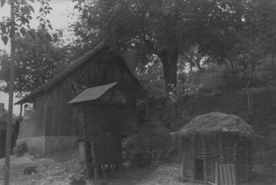 Staro Selo (Sisak) - Dvorište kuće kbr. 25 u vlasništvu Stev