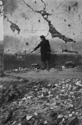 Sisak - Stari grad - Detalj: staja do oštećene kule - s vanj