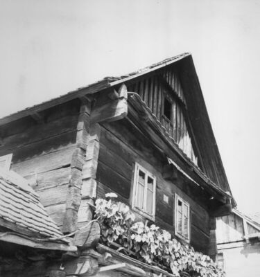 Letovanić (Lekenik) - Dio zabatnog pročelja drvene katnice k