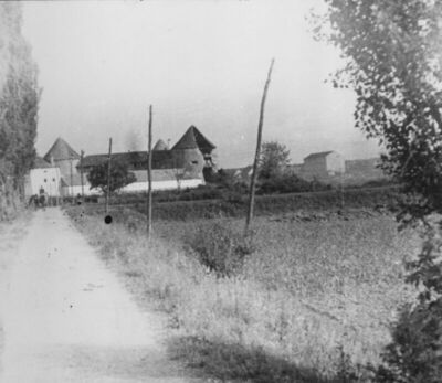 Sisak - Stari grad - Opći pogled sa sjeverne strane, nakon b