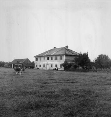 Gušće (Sisak) - Kurija u kojoj je smješten župni dvor - situ