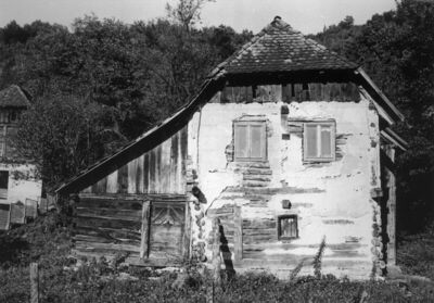 Oraovica (Dvor na Uni) - Kuća Save Vraniševića, pogled na za